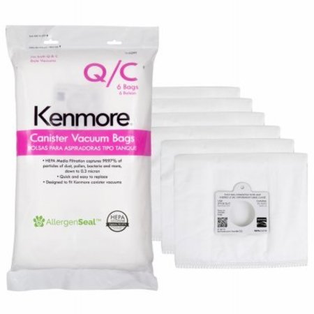 KENMORE 6PK Canister Bags 53292